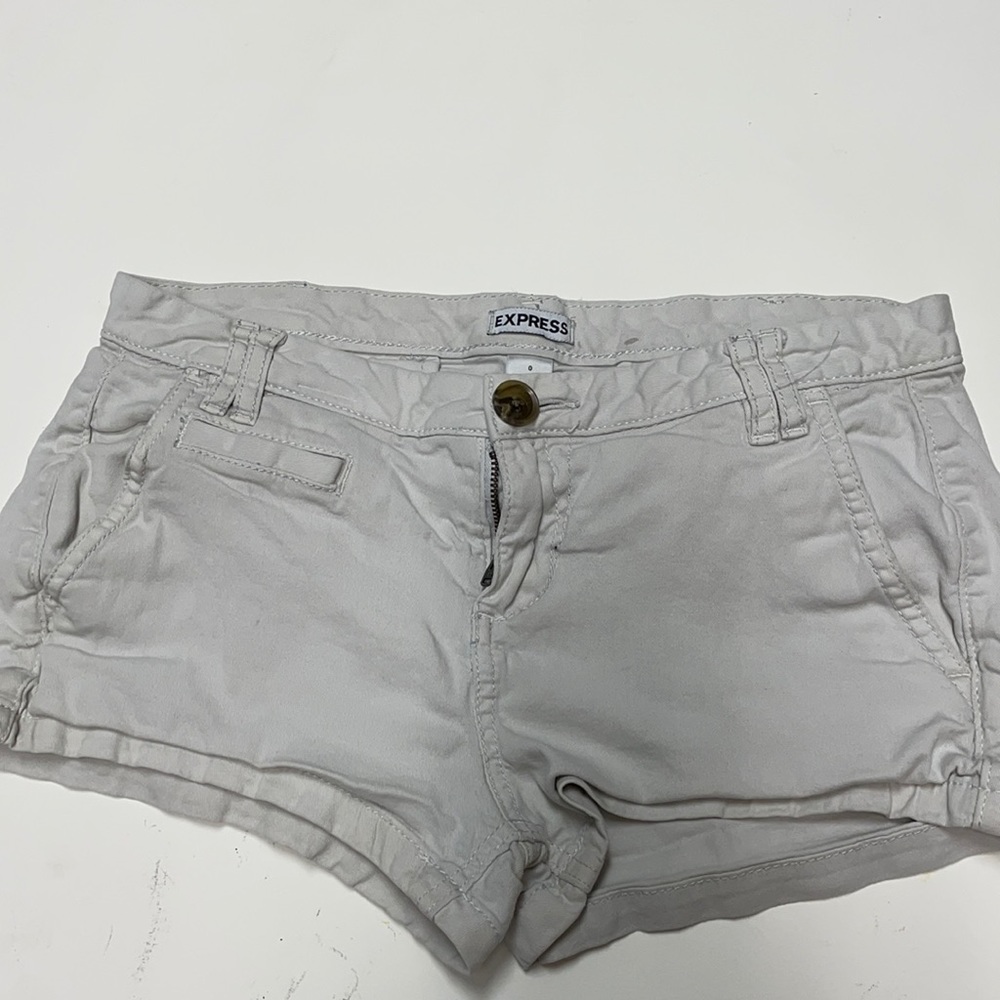 Tan express shorts